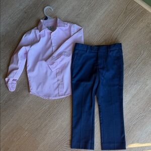 Kids Pink and Navy Matching Set